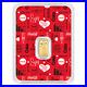 0.5 gram Valentines Day Coca Cola Gold Bar PAMP Suisse