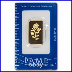 1/2 oz Gold Bar PAMP Suisse Rosa (In Assay)