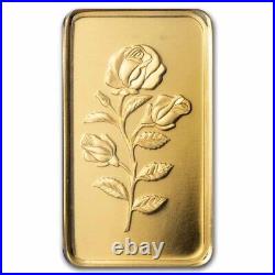 1/2 oz Gold Bar PAMP Suisse Rosa (In Assay)