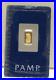 1 Gram 999.9 Gold Bars Suisse Pamp Lady Fortuna B025450