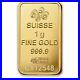 1 Gram 999.9 Gold Lady Fortuna Pamp Suisse Minted Bullion Certified Ingot Bar