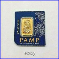 1 Gram Fine Gold Bar 999.9 Pure Fine Bullion PAMP Suisse