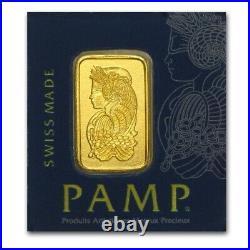 1 Gram Gold Bar Pamp Suisse Lady Fortuna