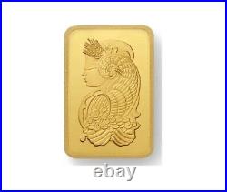 1 Gram PAMP Suisse Lady Fortuna Veriscan Fine Gold Bars (Breakable from 25x1g)