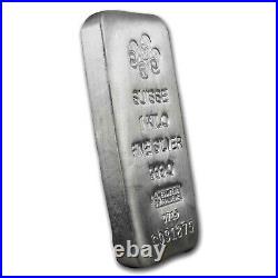 1 Kilo. 999 Fine Silver Pamp Suisse Bar Bu W Assay Certificate & Serial Number