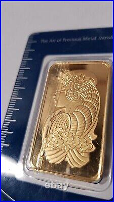 1 Ounce Pamp Suisse Lady Fortuna. 9999 Fine Gold Bar 1oz