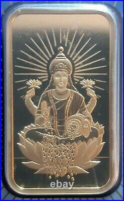 1 Oz Gold bullion bar Pamp Faith series Lakshmi 31.1g Sealed, assay Cert, rare