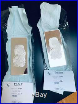(1) Pamp Suisse 500g Gram (1/2 Kilo) Silver Bar 999.0 With Assay Card
