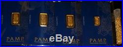 1 TROY OZ. VARIETY Gold Bar PAMP Suisse Fortuna 999.9 FINE Sealed Assay IGR TGR