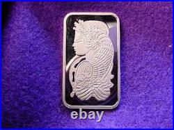 1 Troy Ounce Platinum Pamp Suisse Bar With Serial Numberin Stock #3
