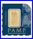 1 gram Gold Bar PAMP Suisse Lady Fortuna From Multigram. 9999 Fine Sealed Assay