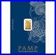 1 gram Gold Bar PAMP Suisse Lady Fortuna Veriscan (In Assay)