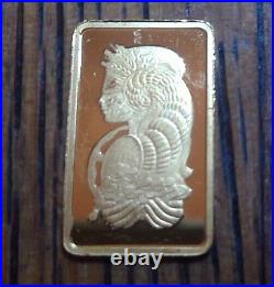 1 gram Gold bullion bar Suisse Pamp C461032 free ship