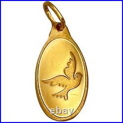 1 gram PAMP Suisse Gold Dove Oval Pendant (Secondary Market)