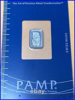 1 gram platinum Pamp Swiss Bar