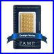 1 oz Gold Bar PAMP Suisse Designs Varies (In Assay)