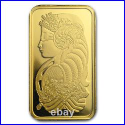 1 oz Gold Bar PAMP Suisse Lady Fortuna (Vintage, In Assay)