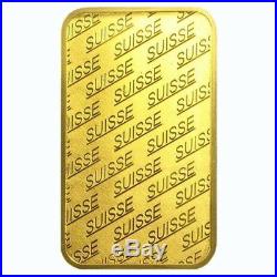 1 oz Gold Bar PAMP Suisse New Design (In Assay)