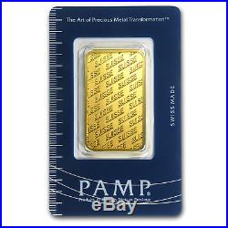 1 oz Gold Bar PAMP Suisse New Design (In Assay) SKU #84698