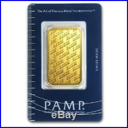 1 oz Gold Bar PAMP Suisse New Design (In Assay) SKU #86748
