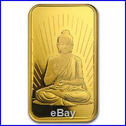 1 oz Gold Bar PAMP Suisse Religious Series (Buddha) SKU #94437