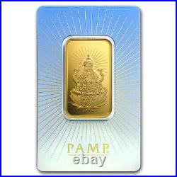 1 oz Gold Bar PAMP Suisse Religious Series (Lakshmi)