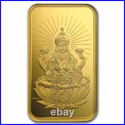 1 oz Gold Bar PAMP Suisse Religious Series (Lakshmi)