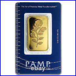 1 oz Gold Bar PAMP Suisse Rosa (In Assay)