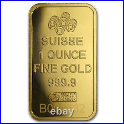 1 oz Gold Bar PAMP Suisse Rosa (In Assay)