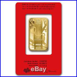 1 oz Gold Bar PAMP Suisse Year of the Monkey (In Assay) SKU #92810