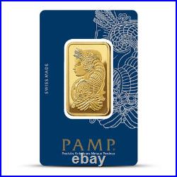 1 oz PAMP Suisse Fortuna Veriscan Gold Bar (Carbon Neutral, New with Assay)