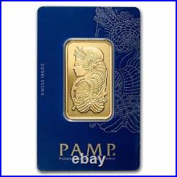 1 oz PAMP Suisse Lady Fortuna Gold Veriscan Bar (Carbon Neutral, New with Assay)