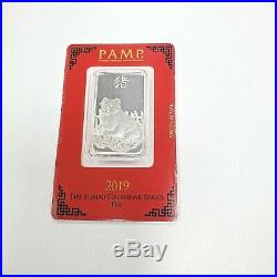 1 oz PAMP Suisse Year of the Mouse / Rat Platinum Bar (In Assay)