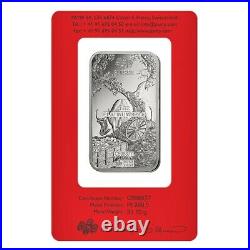 1 oz PAMP Suisse Year of the Ox Platinum Bar (In Assay)