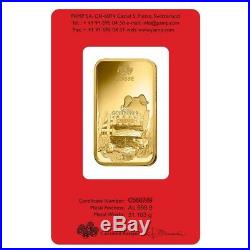 1 oz PAMP Suisse Year of the Pig Gold Bar (In Assay)