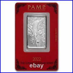 1 oz Platinum Bar PAMP Suisse (Year of the Tiger)