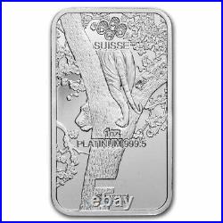 1 oz Platinum Bar PAMP Suisse (Year of the Tiger)