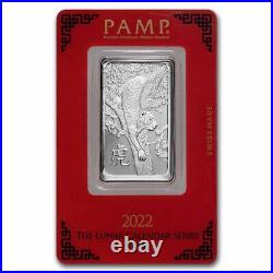 1 oz Platinum Bar PAMP Suisse (Year of the Tiger) SKU#247848