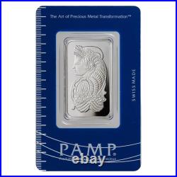 1 oz Platinum PAMP Suisse Bar with Assay Card