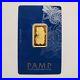 10 Gram PAMP Suisse 999.9 Fine 10g Gold Bullion Bar Lady Fortuna in Assay Card