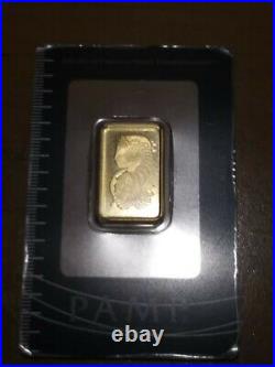 10 gram Gold Bar PAMP Suisse 999.9 Fine in Sealed Certified Assay Card