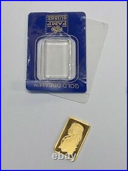 10 gram Gold Bar PAMP Suisse Fortuna 999.9 Tested (GS)