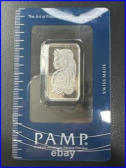 10 gram Palladium Bar PAMP Suisse (In Assay) LADY FORTUNA SEALED BAR