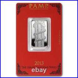 10 gram Silver Bar PAMP Suisse (Year of the Snake)