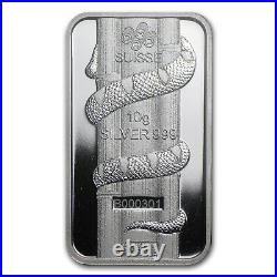 10 gram Silver Bar PAMP Suisse (Year of the Snake)