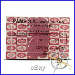 10 oz PAMP Suisse Fortuna. 9999 Fine Gold Bar With Assay Certificate in Plastic
