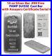10 oz Silver Bar PAMP Suisse. 999 Fine with Assay serial numbered cast