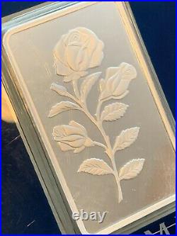 100 Gram. 999 Silver Pamp Suisse Rose Bar