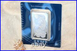 100 Gram PAMP Suisse Lady Fortuna 999 Fine Silver Bar in Original Seal
