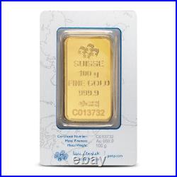 100 Gram PAMP Suisse Rosa Gold Bar (New with Assay)